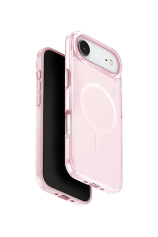 Apple Uyumlu iPhone 17 Air Kılıf Clario Geri Dönüşüm Doğaya Duyarlı Materyal Kapak Çift Katman Magsafe Özellikli Pembe