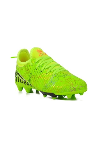 Neon Sarı Suni Deri Çocuk Krampon Fk-241-129 F Krampon Neon Sari Sarı