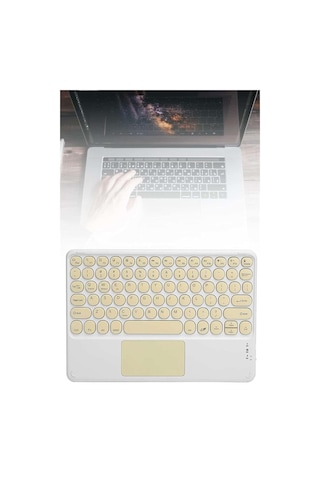 Profesyonel - 479 - Wifi Q Klavye Bluetooth Klavye Touchpad 10.8 Inç - Shopgpt - Yeni Nesil
