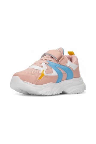 Çocuk Günlük Comfort Ultra Yumuşak Ortopedik Rahat Taban Cırt Bantlı Spor Ayakkabı Sneaker Turkuaz