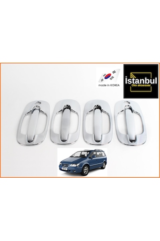 Hyundai Trajet Kapı Kolu Krom Takım
