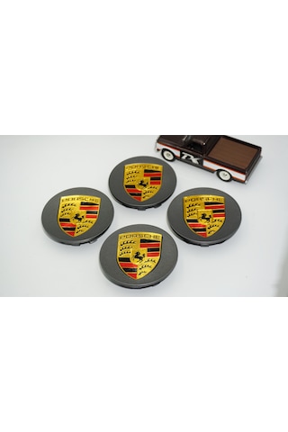 Dk Tuning Porsche Koyu Gri Antresit Jant Göbeği Kapak Seti 76mm