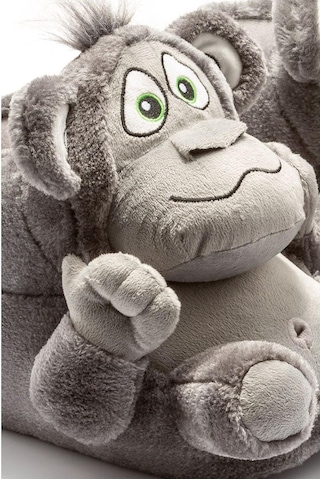 Twigy Twıgy Tw Monkey Unısex Gri Hayvanlı Panduf Gri