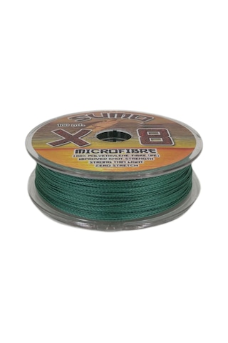Effe Sumo X8 Ip Misina 100M Polietilen Microfiber Ip Misina Yeşil