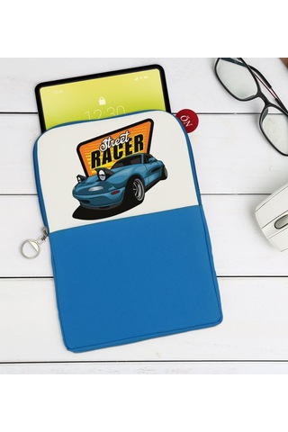 Bk Gift Street RAcer Uyumlu Tasarımlı Taşınabilir Koruyucu Tablet Kılıfı