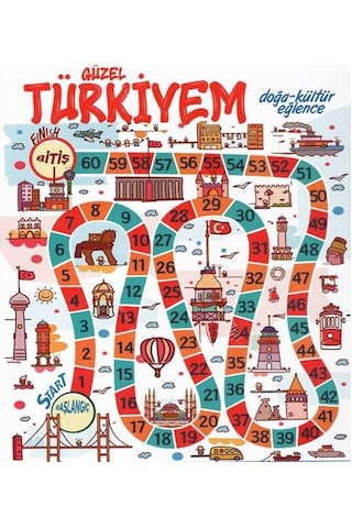 Ca Games Güzel Türkiyem Çocuklar İçin Eğitici ve Öğretici Kutu Oyunu