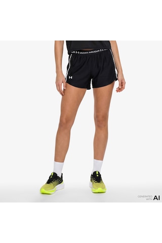 Under Armour Tech Play Up Kadın Siyah Antrenman Şortu 1389882