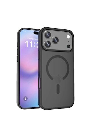 Joko İphone 17 Pro Kılıf Jota Seri Magsafe Kapak Siyah