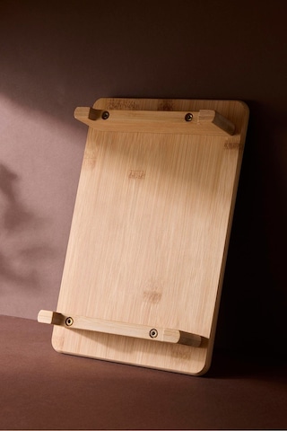 Terni Dikdörtgen Sunum Tabağı 30x20 Cm Ergonomik Çok Amaçlı Servis Standı Kahverengı Kahverengi