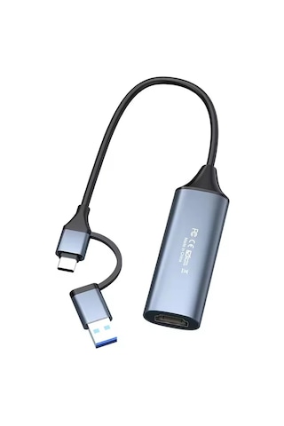 4k 1080p Usb 2.0 Hdmı Usb C To Type-c Adaptörü İle Yakalama Kartı