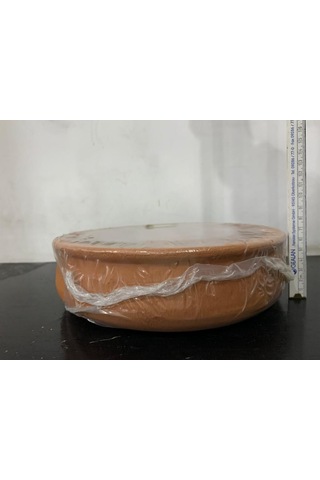 Mahir Güveç Toprak Büyük Tava 26- 28 CM 8 - 10 Kişilik