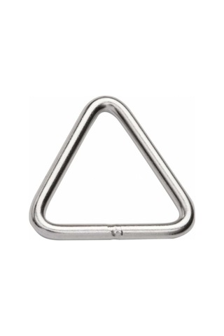 Paslanmaz Krom Üçgen. Üçgen Halka. 4mm Çap 40x40mm