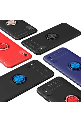 Xiaomi Redmi 9A Kilif Yüzüklü Magnetli Ravel Case 360697608