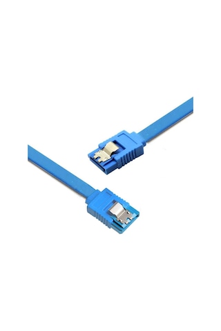 Koodmax Sata 3.0 Data Kablosu Mavi - Sata 3.0 L Tipi Veri Kablo - 2 Adet - 41.5 Cm