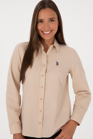 U.s. Polo Assn. Kadın Kum Gömlek Basic 50316711-vr085 Kum