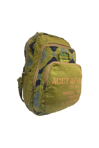 Old Cotton Cargo Kaliteli Renkli Vintage Disayn Sırt Gezi Okul Seyahat Çantası 30 Cm X 42 Cm Lacivert