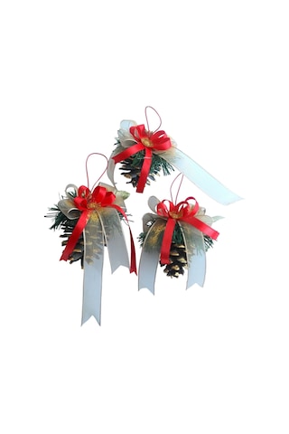 Yılbaşı Ağaç Süsü 3'lü Set Kozalak