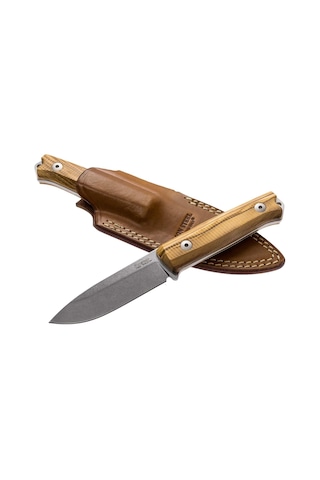 Lionsteel B40 Wood - Olive Wood Kamp Bıçak Çok Renkli