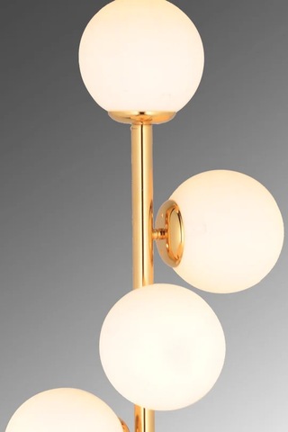 Violet 7'li Camlı Lambader 3048-q76-0w-er Gold