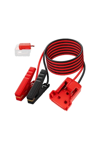 Teltree Milwaukee M18 Akü İle Uyumlu Araç Jump Starter Kablosu - 1,75m 12 Awg Dayanıklı Abs Malzeme, Acil Başlatma Ve Dışarı Aktiviteleri İçin