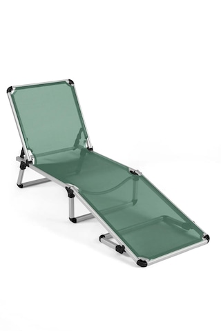 Missidea Alüminyum Katlanır Ve Taşınır Şezlong Dark Green Yeşil