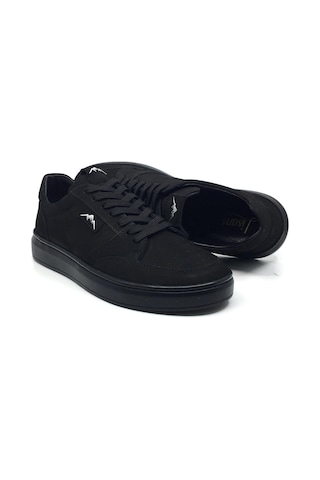 Lisans Shoes %100 Deri Ortopedik Erkek Yazlık Rahat Deri Spor Ayakkabı 40-44 Siyah Nubuk