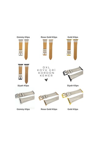 Dxl El Yapımı Hakiki Deri Kutulu Apple Uyumlu Watch Kordon 42mm 44mm 45mm 49mm Watch Ultra Kayış