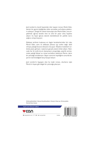 Martin Eden - Jack London - Can Yayınları