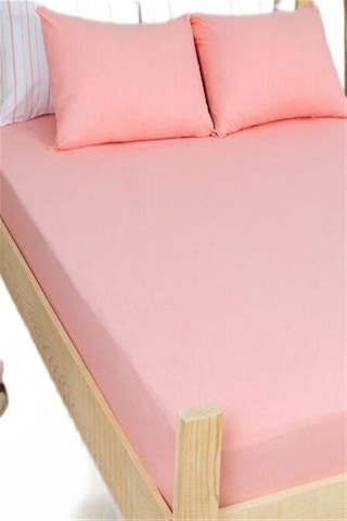 More Home Tek Kişilik Lastikli Çarşaf Seti Somon
