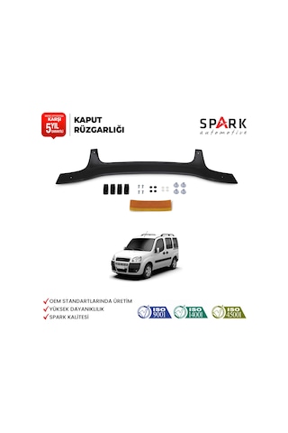 Fiat Doblo 2000-2005 Yıl Aralığı Uyumlu Kaput Rüzgarlığı 3mm