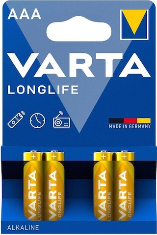Varta Longlife Aaa 4103 Kalem Pil 4 Lü Paket