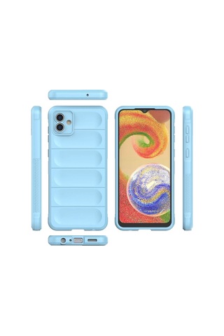 Cosmotex Newface Samsung Galaxy Uyumlu A04e Kılıf Optimum Silikon - Sky Blue