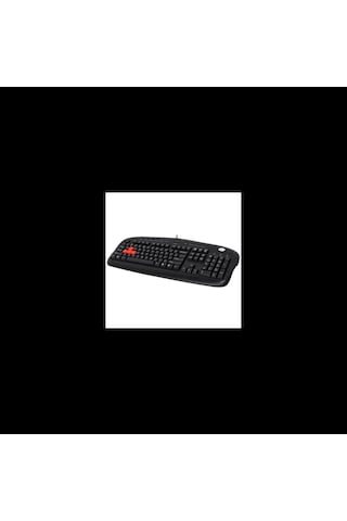 A4 Tech Kb-28g, Siyah, Usb Kablolu, Türkçe Q, Multimedya Klavye