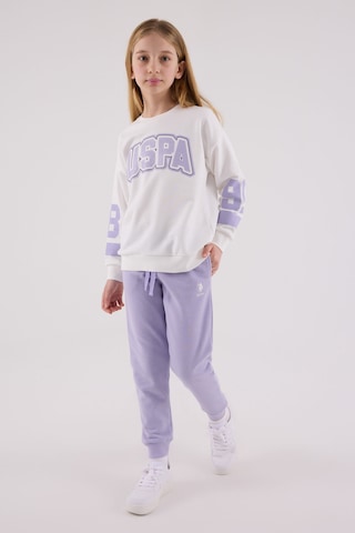 U.S. Polo Assn. U.s. Polo Assn Kız Çocuk Beyaz Eşofman Takımı Us2321-c-v1 Beyaz