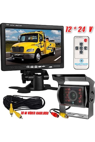 7 İNÇ NAVİGOLD MONİTÖR + PARK KAMERA SETİ ( 12 * 24 VOLT UYUMLU )