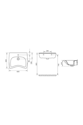 Turavit Bedensel Engelli Lavabo