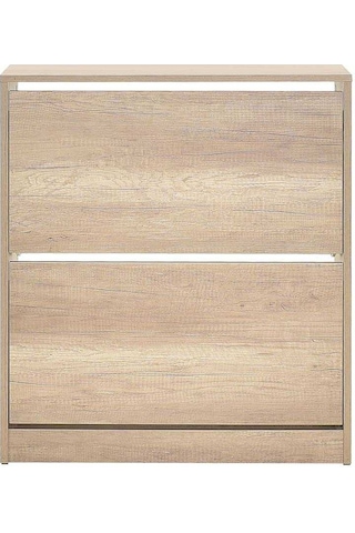 Flat Duo 2 Katlı Geniş Ayakkabılık Açık Ceviz Tori 73x84x26 Cm Gxyxd