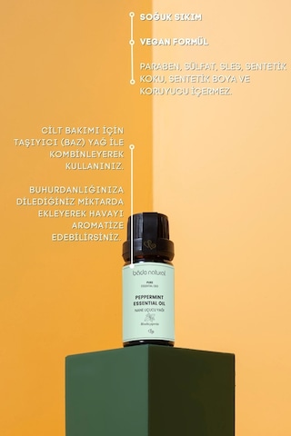 Bade Natural Nane Uçucu Yağı 10 ML