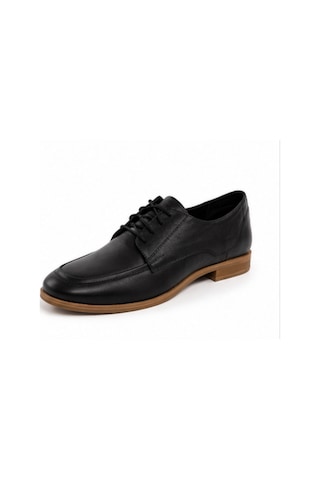 N Napa Shoe Np.7012.siyah Deri Ayakkabı