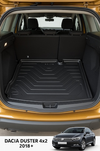 Dacia Duster 4x2 2018+ İle Uyumlu Bagaj Havuzu 3d Premium