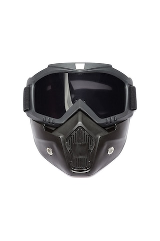 Taktik Yüz Maskesi Özel Kuvvetler Tam Yüz Anti-darbe Gözlük Açık Askeri Fan Toz Ve Sis Geçirmez Sürüş Gözlük Cs Maskesi Yellow