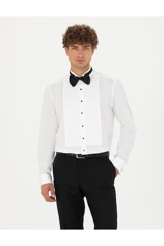Pierre Cardin Erkek Beyaz Smokin Gömlek 50277127-vr013 Beyaz