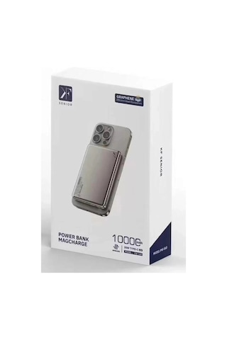 Mey İthalat Pw560 10.000 Mah Dijital Göstergeli 20w Type-c Ve 15w Kablosuz Şarj Pd Hızlı Şarj Mags Çok Renkli