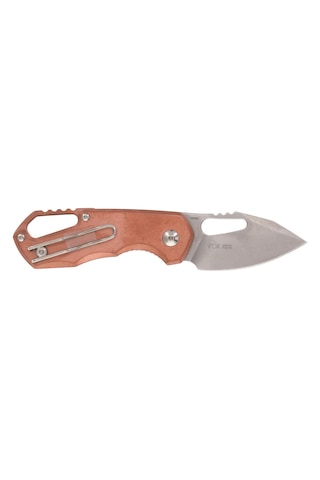 Mkm Isonzo M390 Clip Point Copper Kamp Çakı Kahverengi