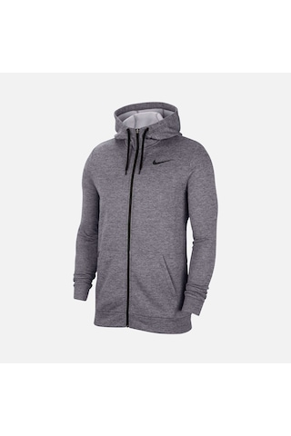 Nike Therma Full-zip Training Hoodie Erkek Sweatshirt Gri