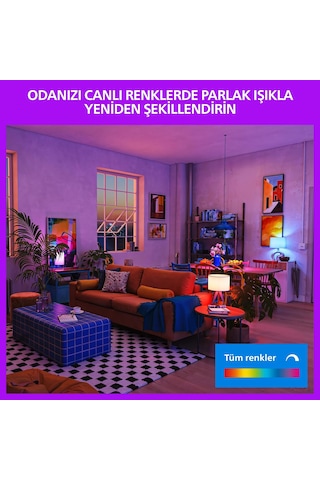 Smart Led Ampul A60 E27 60w Eşdeğer Rgb - Google Home, Alexa, Homekit Ve Matter Uyumlu Diğer