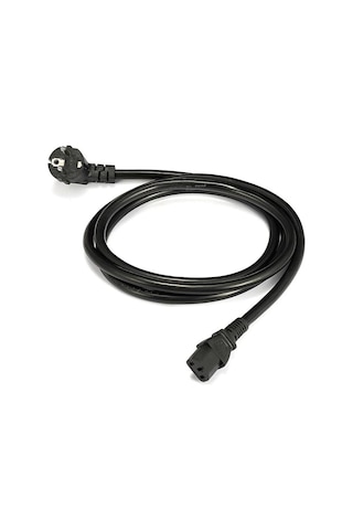 Power Güç Kablosu C13 IEC 320 Enerji Kablosu Monitör Pc Yazıcı Elektrik Kablosu ﻿3 M