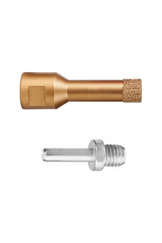 16 Mm Granit Mermer Seramik Delme Panç Spiral ve Matkap Aparatlı