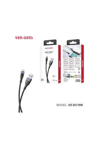 Ven-dens Vd-dc19m Premium Micro Usb Hızlı Şarj Ve Data Kablosu