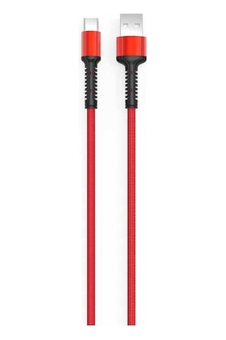 Zore LS64 Type-c USB Kablo Kırmızı